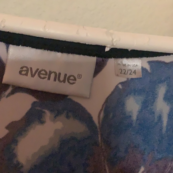 Large floral navy and black print maxi - Picture 2 of 3